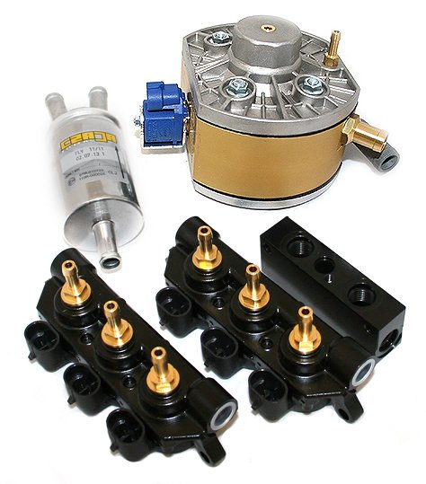 tronic AG 6 cil.Kit / Baracuda rail / KME Gold   